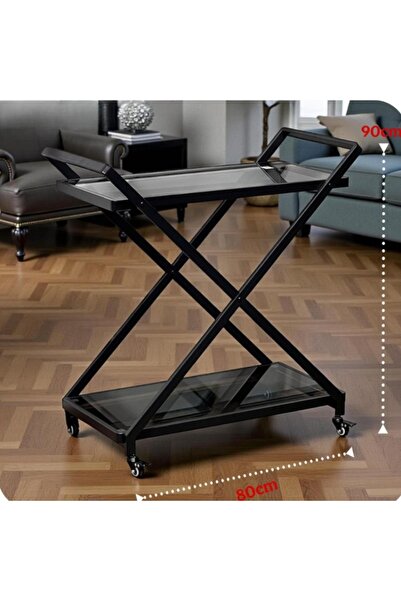 DEC39 A stylish and practical serving trolley with a modern design