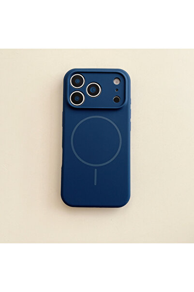 Choice6 آيفون 17 برو ماكس أزرق داكن، مزود بشحن لاسلكي مغناطيسي ماج سيف، وعدسة...