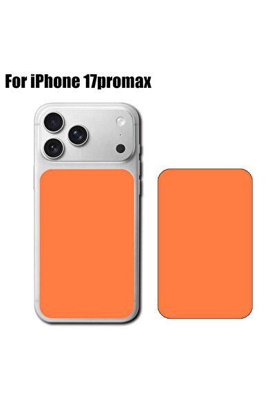 Choice3 ملصق برتقالي للغطاء الخلفي لهاتف آيفون 17 برو ماكس، سلسلة ملصقات بلون...