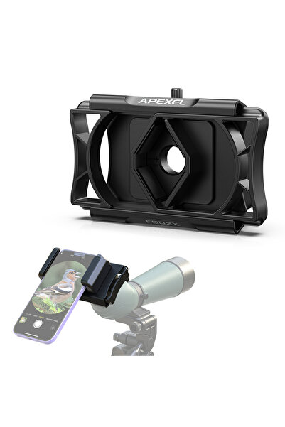 Choice APEXEL New Updated Telese Phone Adapter 360° Rotation Shooting Binular...