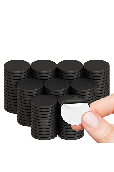 Choice 100 Pcs 100 Pcs Magnetic Dots - Self Adhesive Magnet Dots (0.8" x 0.8"...