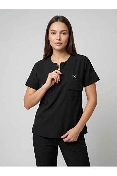 X Medical Wear Ms Flap Serisi Takım Scrubs