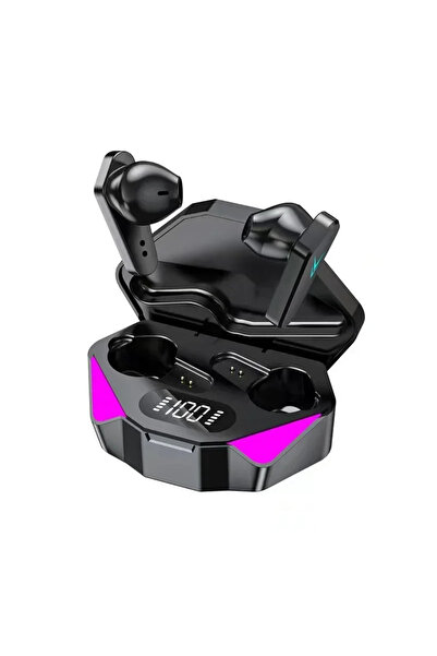 Choice black Bluetooth Earphones Wireless Headphone With Mic Low Latency TWS ...