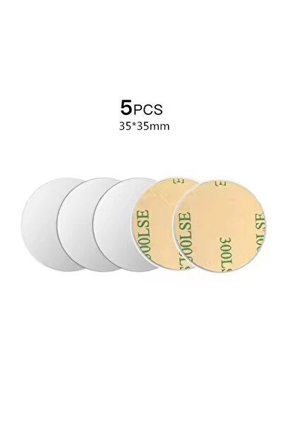 Choice10 35x35mm 5PCs 5/10PCS Magnetic Metal Plate Disk Car Phone Holder Stic...