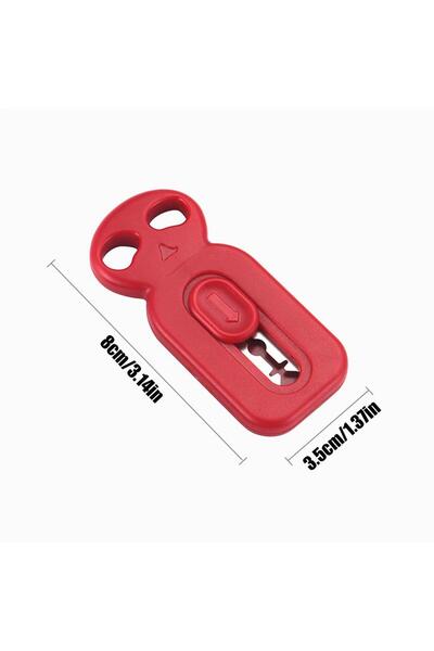 Choice1 أداة تقطيع العجين الاحترافية الحمراء (قطعة واحدة) مع شفرات، مثالية لل...