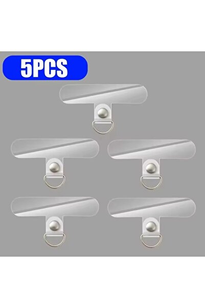 Choice3 5PCS Universal Transparent Detachable Phone Lanyard Clips Card Wrist ...