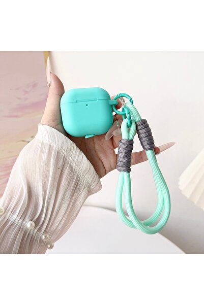 Choice7 غطاء سيليكون رفيع لحماية كاملة لسماعات AirPods Pro 2 باللون الأخضر ال...