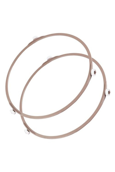 Choice قطعتان من حلقات دوارة للميكروويف بقطر 17.8 سم، وعجلات دائرية بقطر 14 م...