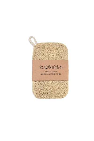 Choice قطعة واحدة من إسفنجة ليفة طبيعية، مصنوعة من ألياف نباتية، لغسل الأطباق...