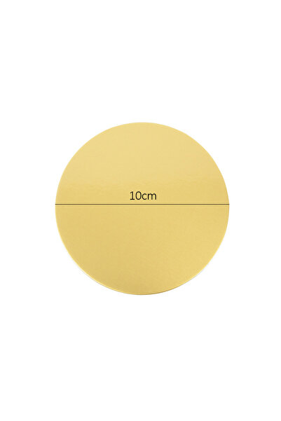 Choice3 قواعد كيك دائرية ذهبية وفضية اللون، 10 سم - 5 قطع، بأحجام 10/16/22/26...