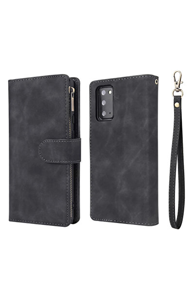 Choice34 Galaxy A26 5G black Zipper Leather Case For A16 A26 A36 A56 A06 A15 ...