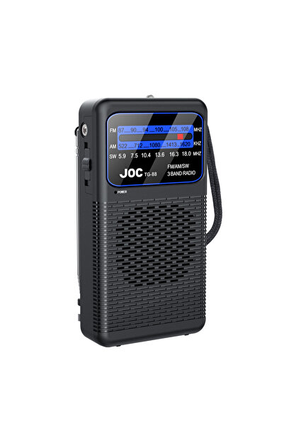 Choice1 راديو TG88 محمول يعمل بالبطارية، يدعم موجات FM/AM/SW، يتميز باستقبال ...