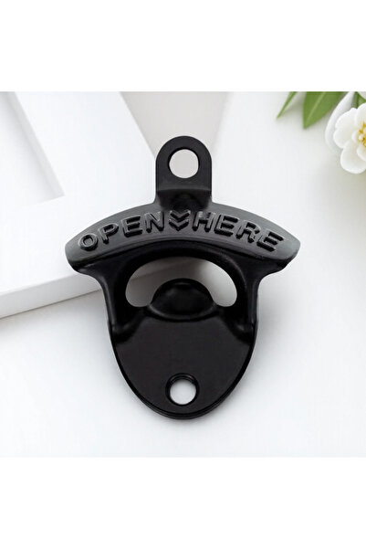 Choice3 فتاحة زجاجات بيرة سوداء بتصميم كلاسيكي تُثبت على الحائط، أداة تزيينية...