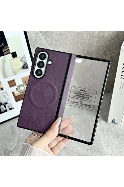 Choice7 جراب حماية شاشة من الزجاج المقوى لهاتف Galaxy Z Fold 4 باللون الأرجوا...