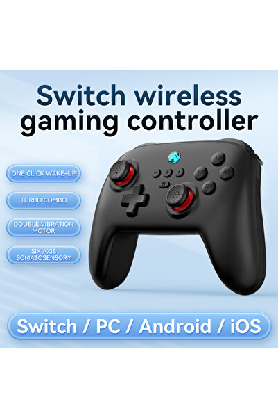 choice2 Black Wireless Gaming Controller for Switch/PC/Android/iOS Bluetooth ...