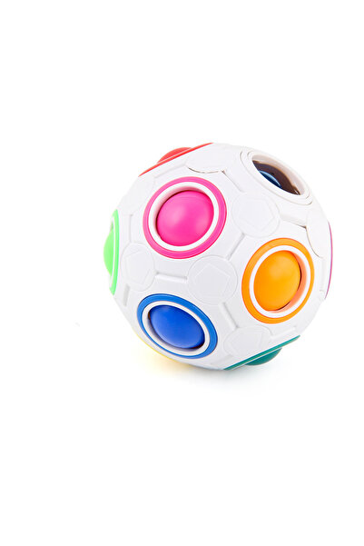 choice2 White Magic Rainbow Puzzle Ball Speed Cube Ball Fun Stress Reliever B...