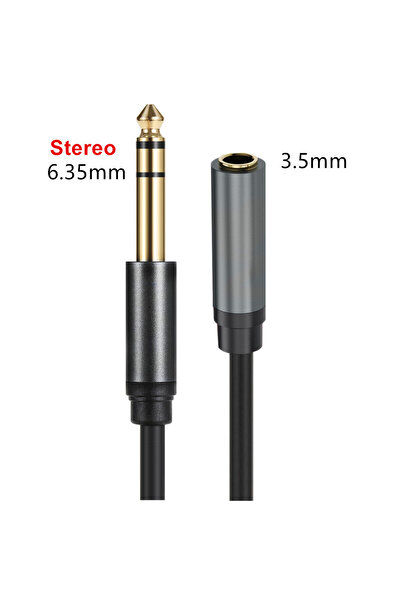 Choice3 محول سماعات ستيريو BSN بطول 0.3 متر من 1/4 بوصة إلى 3.5 ملم، مقبس ستي...