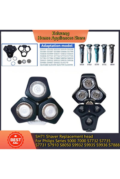 Choice Whole blade head SH71 Razor Blade Shaver Replacement head for Philips ...