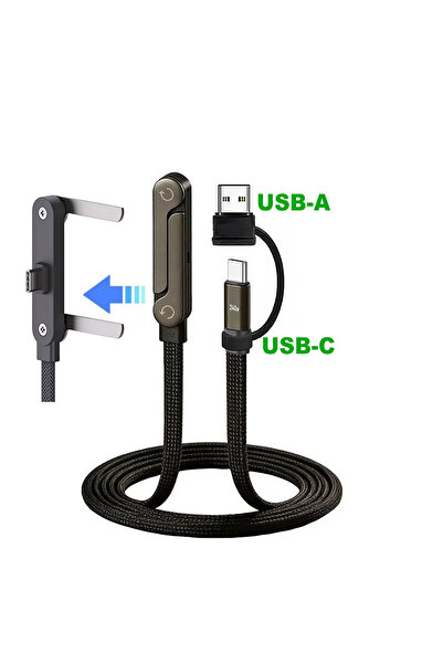 Choice1 كابل بيانات ثنائي الاتجاه (1.5 متر - 4.9 قدم) بقدرة 240 واط، يدعم الش...