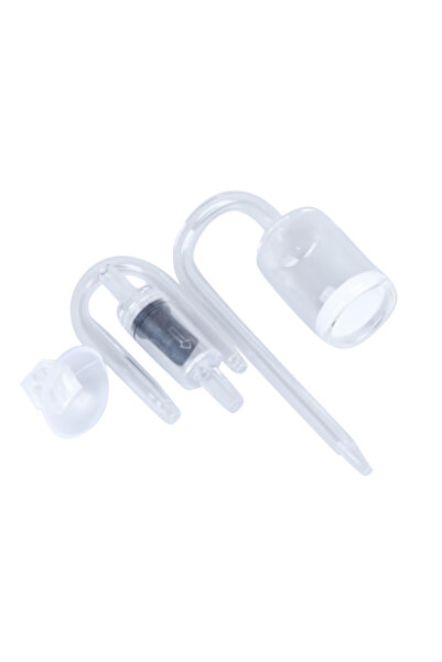 choice2 موزع ثاني أكسيد الكربون الزجاجي الأسود على شكل حرف U لأحواض أسماك الز...