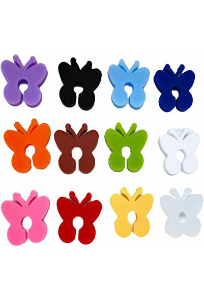 Choice random 12 pcs Butterfly Wine Glass Markers Reusable Drink Tags for Par...