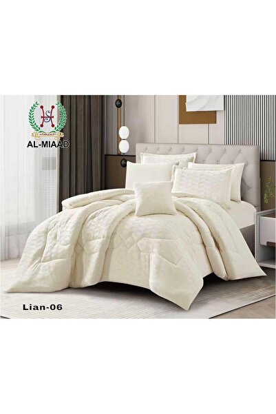 ALMIADD Layan Winter Soft Velvet Bedspread (7 Pieces) - Double Size - 250x230
