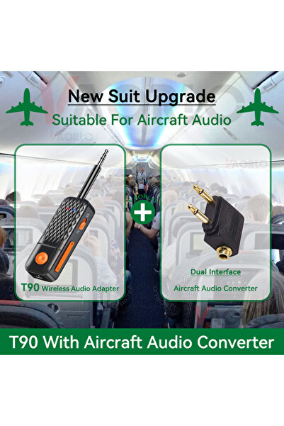 Choice مع محول نقطة وصول، بلوتوث 5.4 مطور، جهاز إرسال واستقبال AUX، منفذ 3.5 ...