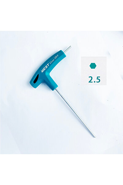 Choice6 2.5 قطعة واحدة/6 قطع مفك براغي سداسي بمقبض على شكل حرف T، أدوات إصلاح...