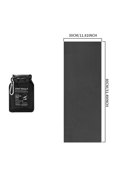 Choice1 BK-1(30-80cm) Portable Outdoor Quick-drying Towel Camping Hiking Cycl...