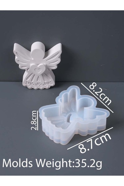 choice2 small 3D Love Angel Flower Arrangement Silicone Mold DIY Valentine's ...