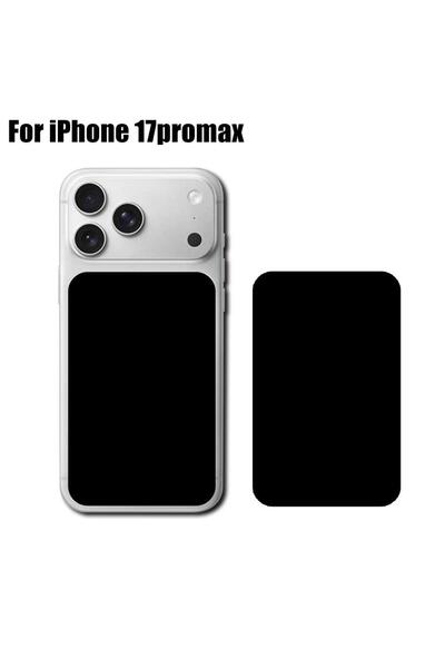 Choice1 ملصق خلفي أسود لهاتف آيفون 17 برو ماكس، سلسلة ملصقات بلون موحد، يغطي ...