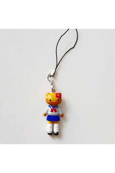 Choice1 حقيبة هيلو كيتي مزينة بزخارف هاواي الكرزية اليابانية من التسعينيات، م...