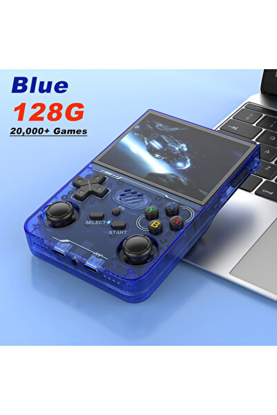 Choice13 جهاز ألعاب محمول BOYHOM R36XX أزرق بسعة 128 جيجابايت/256 جيجابايت، م...