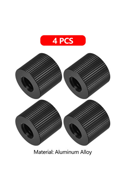 choice2 4 قطع، 2/4/6/10 قطع، محول لولبي مزدوج من الألومنيوم 1/4 بوصة - 20 أنث...