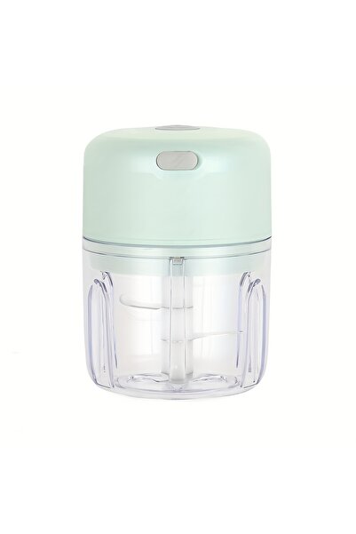 Choice مفرمة ثوم صغيرة قابلة لإعادة الشحن سعة 250 مل، لون أخضر، متينة وقوية، ...