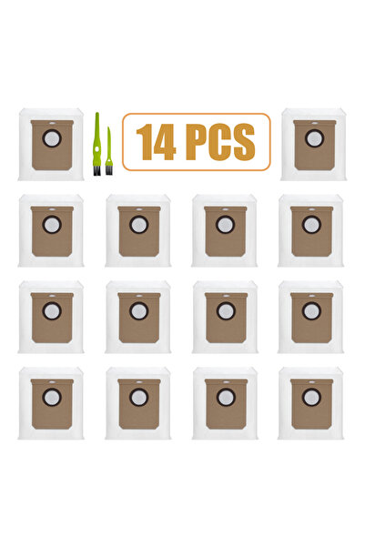 Choice1 ١٤ كيسًا و ٢ كيسًا بديلًا لفرش التنظيف لمكانس الروبوت Eufy L60 / L60 ...