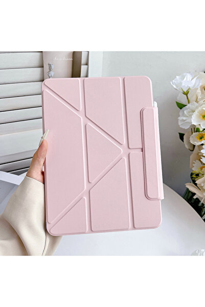 Choice9 جراب ذكي وردي اللون لجهاز iPad A16 الجيل الحادي عشر 2025، متوافق مع i...