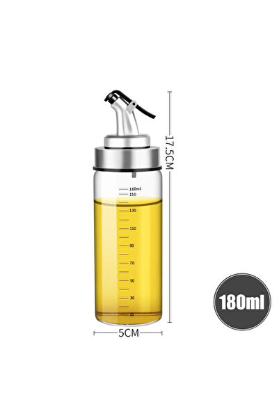 Choice 180ml Glass Oil Bottle Oil Bottle Dispenser High Borosilicate Glass Sa...