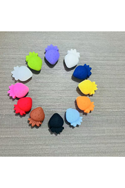 Choice1 12 قطعة من علامات أكواب النبيذ بنكهة الفراولة، علامات أكواب نبيذ سيلي...