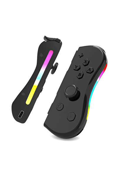 Choice1 NS008-Black GAMINJA Wireless Switch Joypad Controller With RGB lamp F...