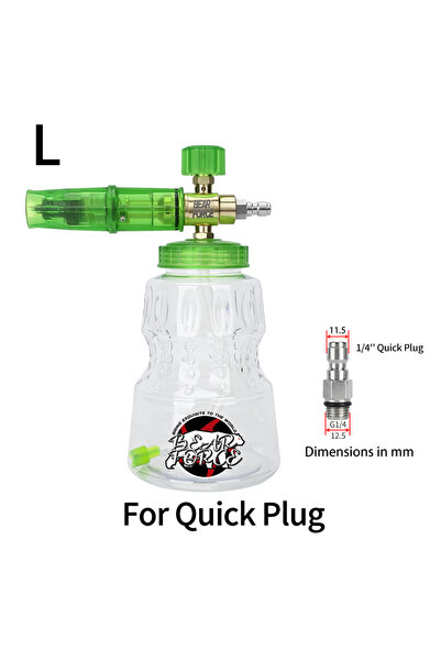 Choice5 For Quick Plug Pressure Washer Aluminum Foam Lance Foam Nozzle Car Wa...