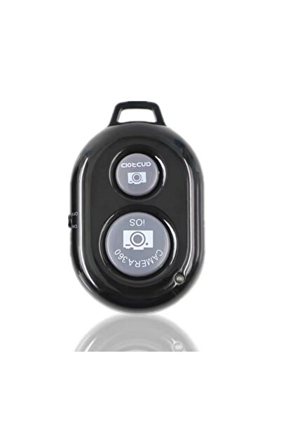 Choice جهاز تحكم عن بعد لاسلكي أسود بتقنية بلوتوث لكاميرا الهواتف الذكية - تح...