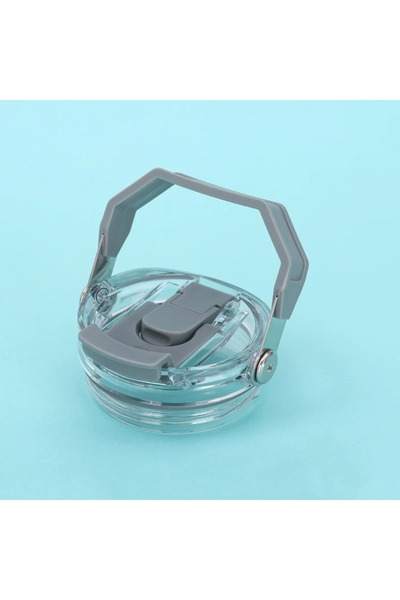 Choice1 كوب سيارة رمادي سعة 30 أونصة مع غطاء مزدوج للشرب، محمول، مانع للتسرب،...