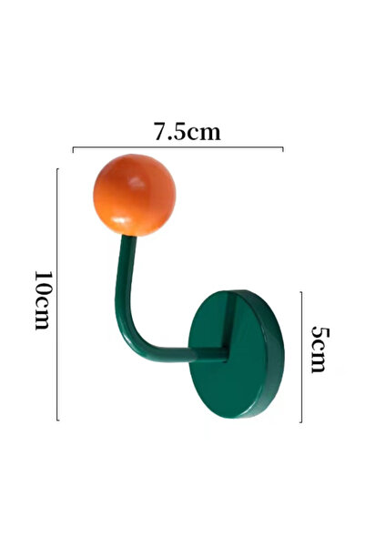 choice2 خطاف مغناطيسي إبداعي أخضر اللون، قطعة واحدة، بدون ثقب، مناسب للمطبخ و...