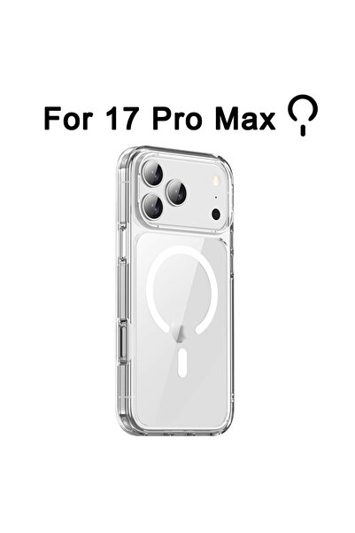 Choice4 غطاء مغناطيسي شفاف رسمي لهاتف آيفون 17 برو ماكس B، متوافق مع حافظة ما...