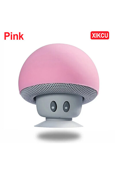 Choice3 مكبر صوت بلوتوث صغير على شكل فطر وردي من XIKCU، مكبر صوت ذكي محمول صغ...