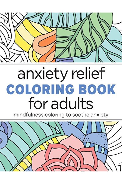 Rockridge Press كتاب تلوين لتخفيف القلق للكبار: تلوين تأملي لتهدئة القلق