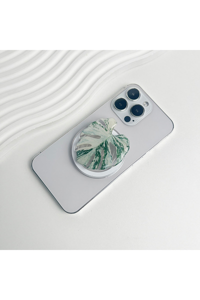 Choice3 حامل الهاتف CX38-06 Troal Leaf Sket لـ Magsafe IPhone Mac Safe Ring F...