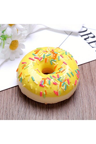 Choice1 1pcs Yellow Donut 1/6pcs Donut Imitation Dessert Food for Decoration ...