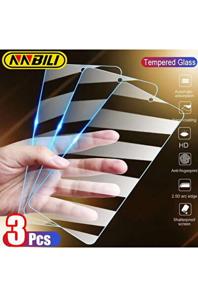 Choice11 5 قطع زجاج عالي الدقة لهاتف ريدمي 13 من NNBILI، 3-5 قطع زجاج مقوى له...